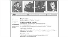 Desktop Screenshot of jenaplan-archiv.de